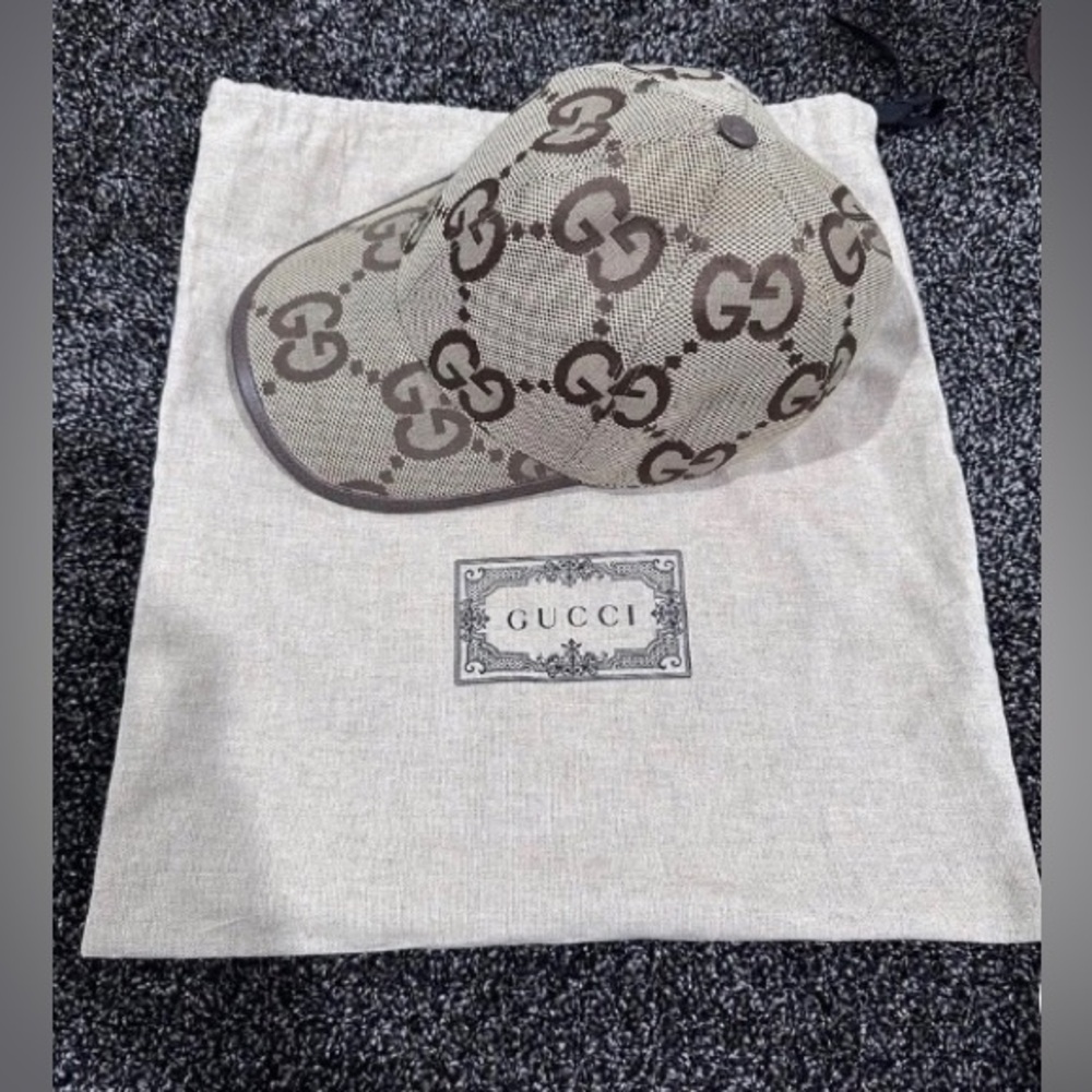 Gucci Pre-Owned Jumbo GG Canvas Cap - Picture 5 of 16